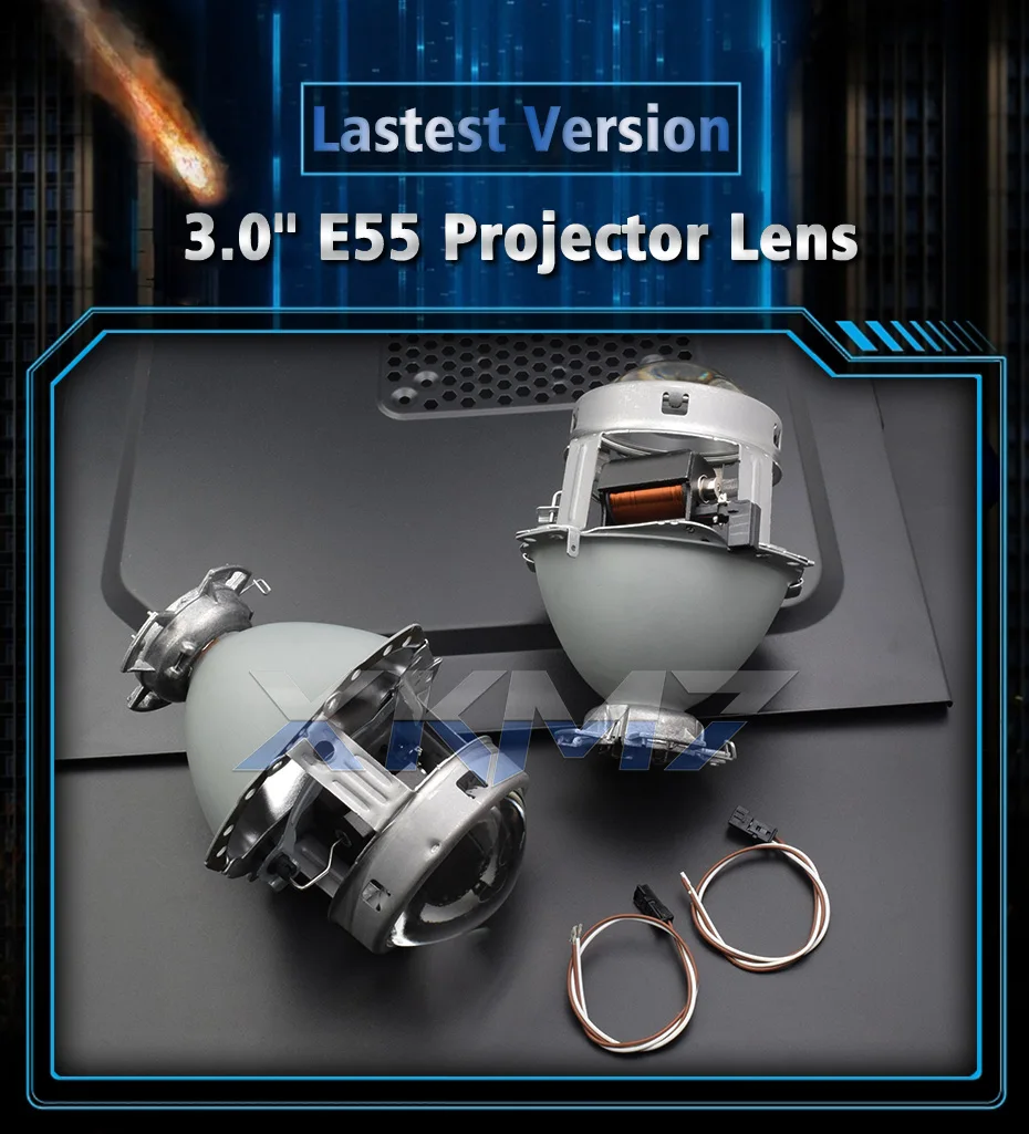 Headlight Lenses E55 Gen 2 HID Projector Bi-xenon For BMW E60 E65 X5 E53/Audi A6 A8/Benz W211 W212 W219 W163/Focus SVT/Golf Mk6