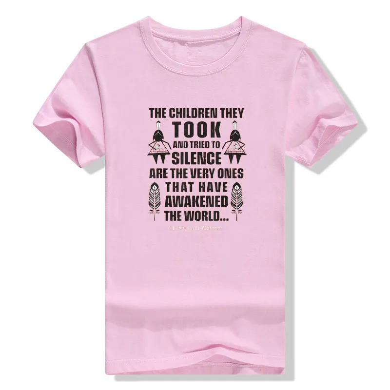 Every Child Matters - The Children They Took Have Awakened T-Shirt Graphic Tee Shirts Tops