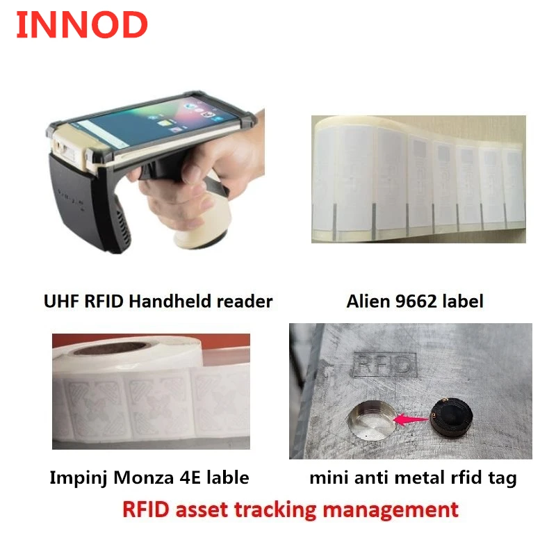 waterproof IP64 long range 3-7meters Android 6.0 UHF RFID Handheld reader portable scanner wifi, camera, 2D, GPS,GPRS