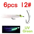 6 piezas de color verde talla 12