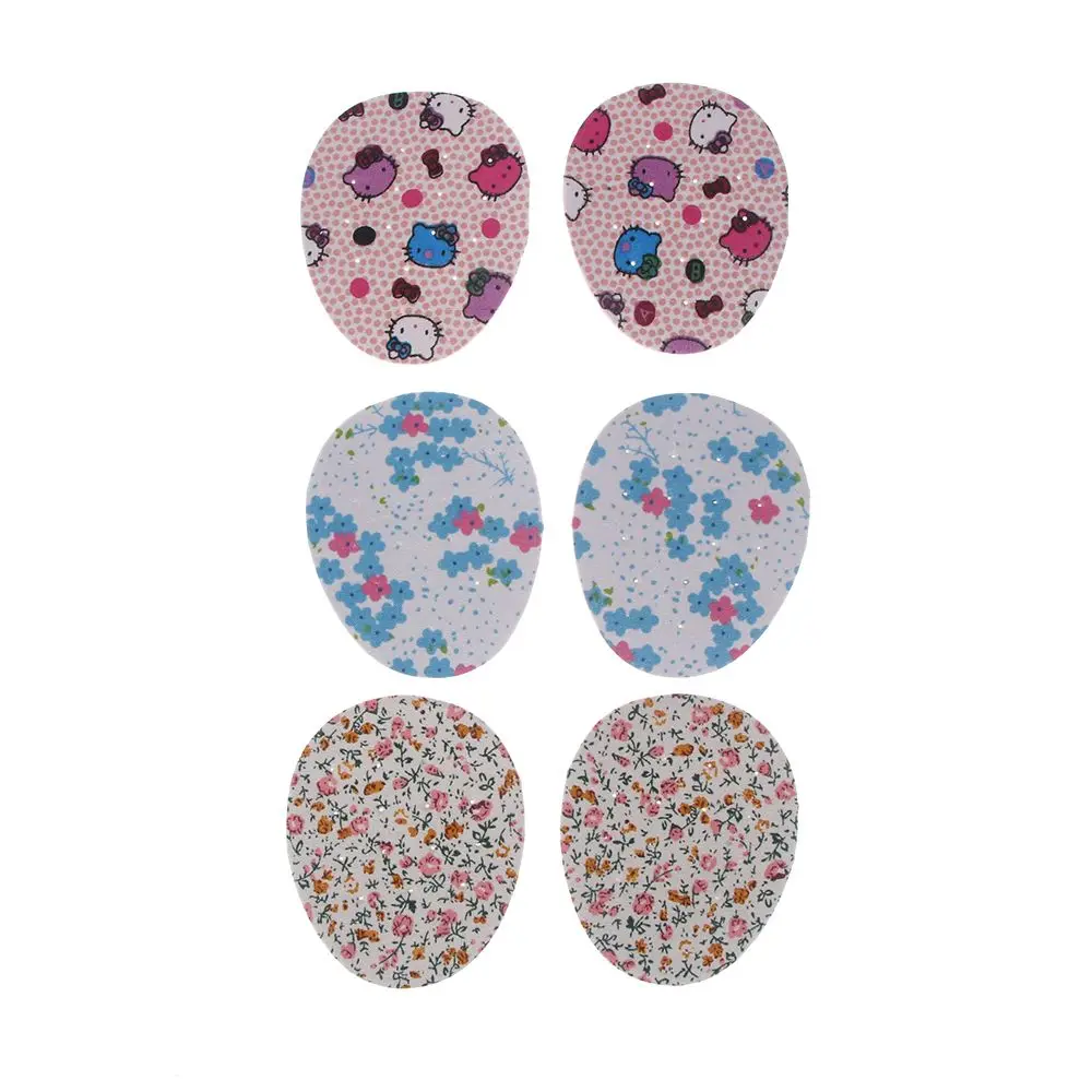 1Pair Flower Printed Half Insoles Forefoot Shoe Pad High Heel Breathable Cushion Comfort Shoe Pad