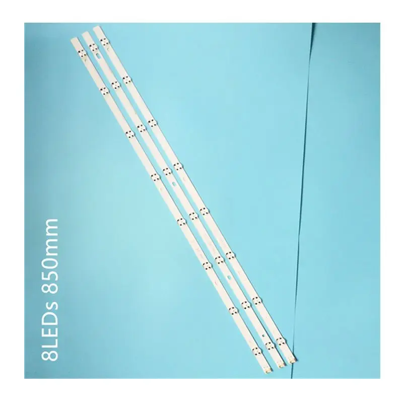 850mm LED Bands For LG 43UF640V 43UF6700 43UF670T 43UF670V LED Bars Backlight Strip Line Ruler Direct 43inch UHD 1Bar 24EA Type