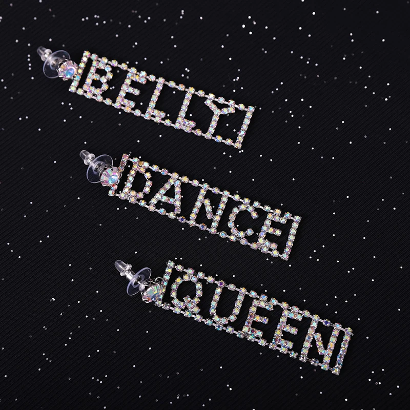 

Гипоаллергенные серьги BELLYQUEEN ручной работы с цветными бриллиантами для женщин