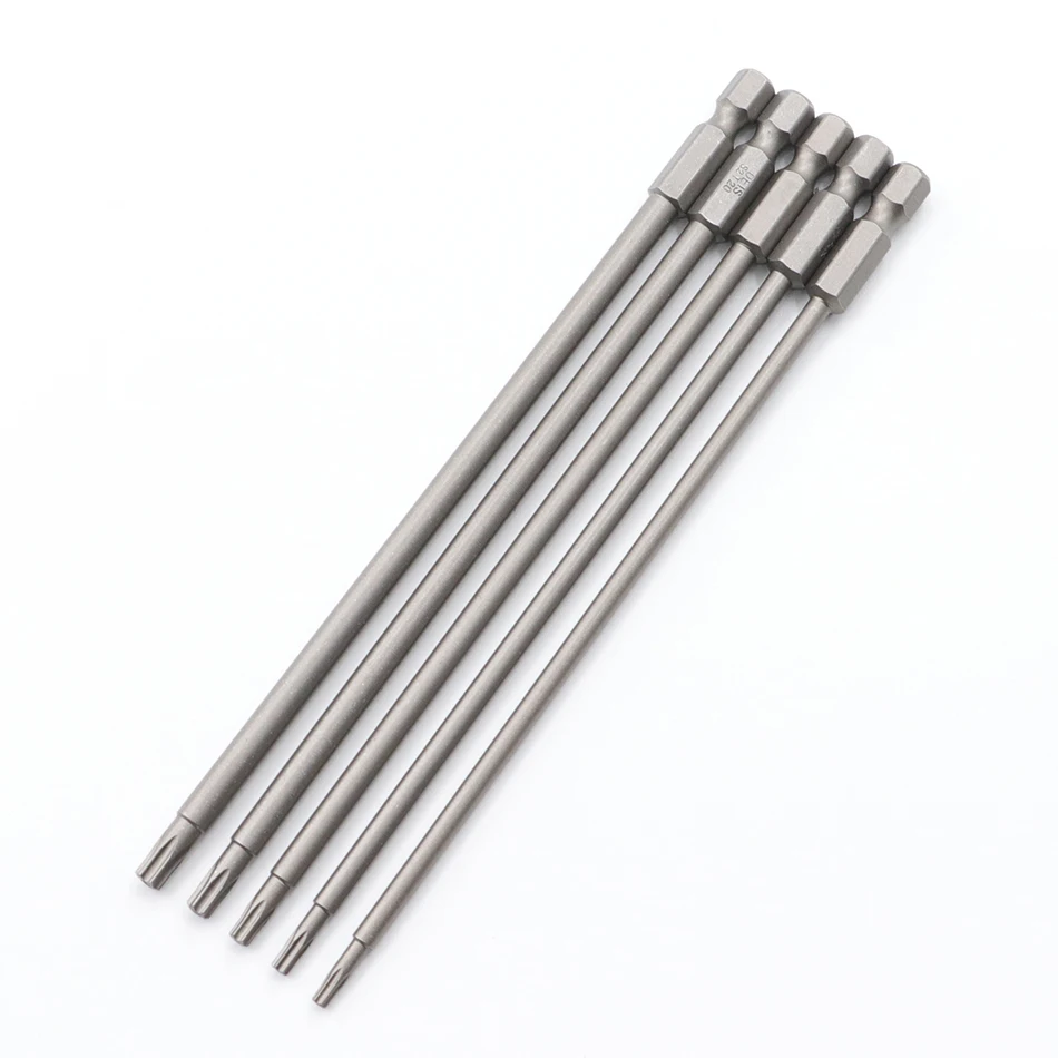 Set di punte per cacciavite Torx magnetico da 10 pezzi T8,T9, T10,T15,T20,T25,T27, T30,T35,T40