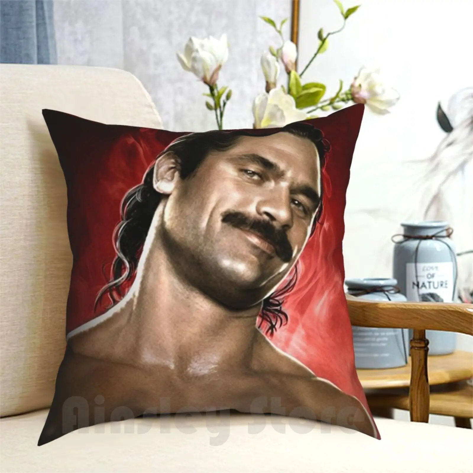 Ravishing Rick Rude. Pillow Case Printed Home Soft DIY Pillow cover Ravishing Rick Rude Wwf Rick Rude Simply Ravishing