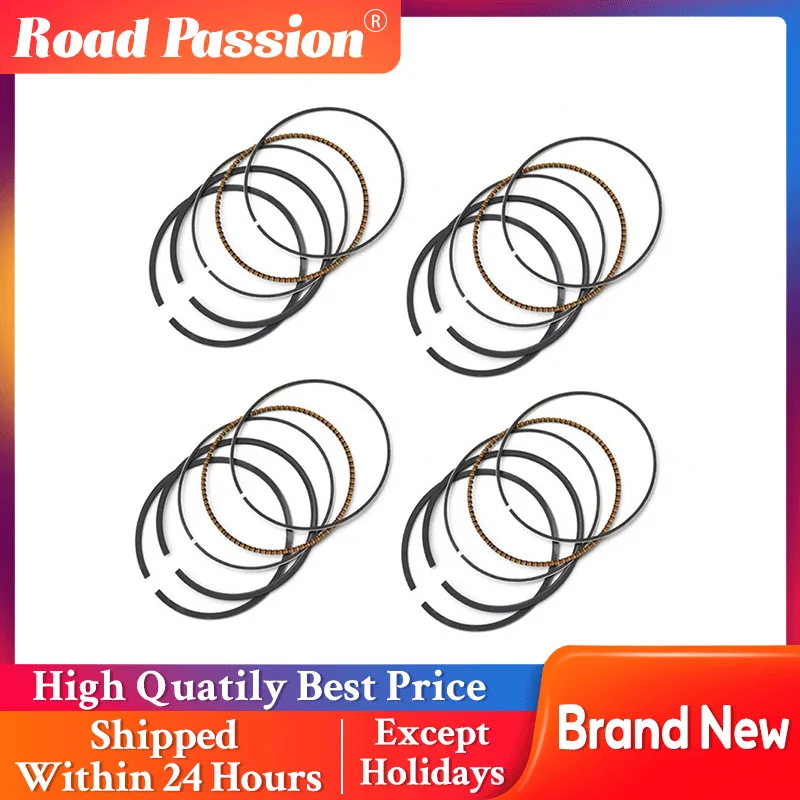 Road Passion 1 /4 Sets Motorcycle Parts Piston Rings STD 55~56.5mm for HONDA CB400 CB-1 VTEC 400 I II III IV CB400SF NC36 CBR400