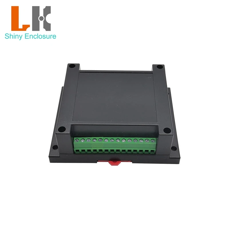 

LK-PLC01a Electronic Project Box Customized Plastic Din Rail Enclosure With Terminal Block 115x90x40mm