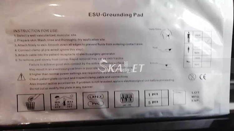 Factory Supply ESU Grounding Pads for Body Slimming Machine