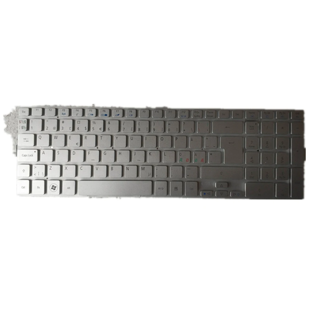 New Replacement Laptop Keyboard For ACER Aspire 5943G 5950G 8943G 8950G Black NR Norway Layout Small Enter Key need cut frame