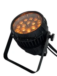 웨딩 파티 여러 가지 색 줌 파 led 18x15w 5in1 rgbwa led 야외 파 64 줌 가능, 16 피스