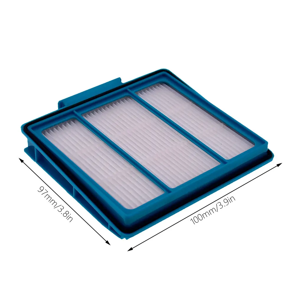 Filtro de espuma para polvo, rodillo principal, cepillo lateral Compatible con Shark IQ R101Ae RV1001Ae R101 RV1001, pieza de repuesto para aspiradora
