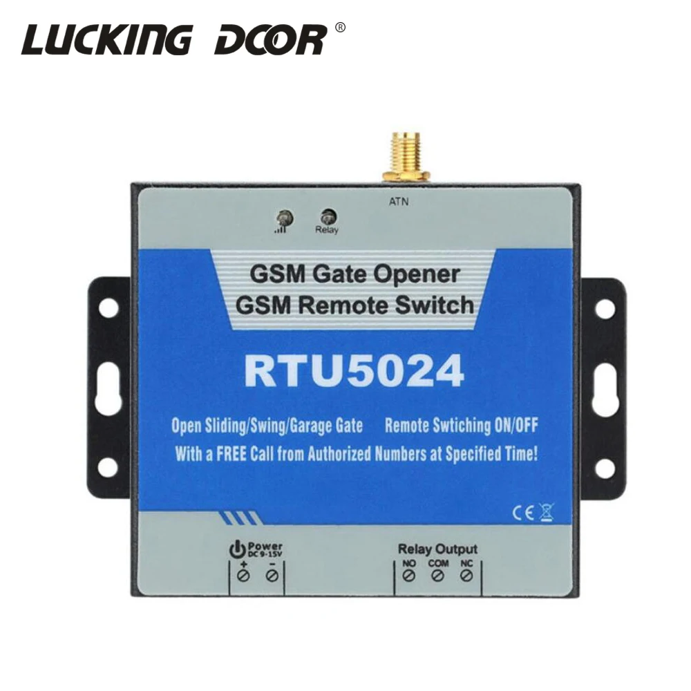 

RTU5024 RTU5035 2G 3G GSM Gate Opener Relay Switch Call Remote Controller Phone Shaking Control Door Opener for Parking Systems