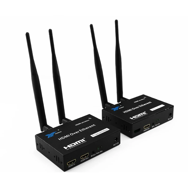 Ricevitore trasmettitore WiFi Wireless 200M 2.4GHz/5GHz 1080P Loop-out locale con estensore compatibile HDMI remoto IR