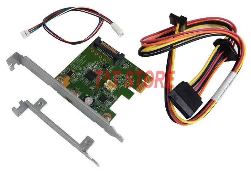 original New for HP USB 3.1 TypeCx1 PCIe x1 Card Kit New 821128-001 HI368-1 Inc. LP bracket and Cables test good free shipping