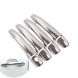 For Peugeot 5008 MK1 2008 2009 2010 2011 2012 2013 2014 2015 2016 Chrome Car Door Handle Cover Trim Styling Accessories Stickers