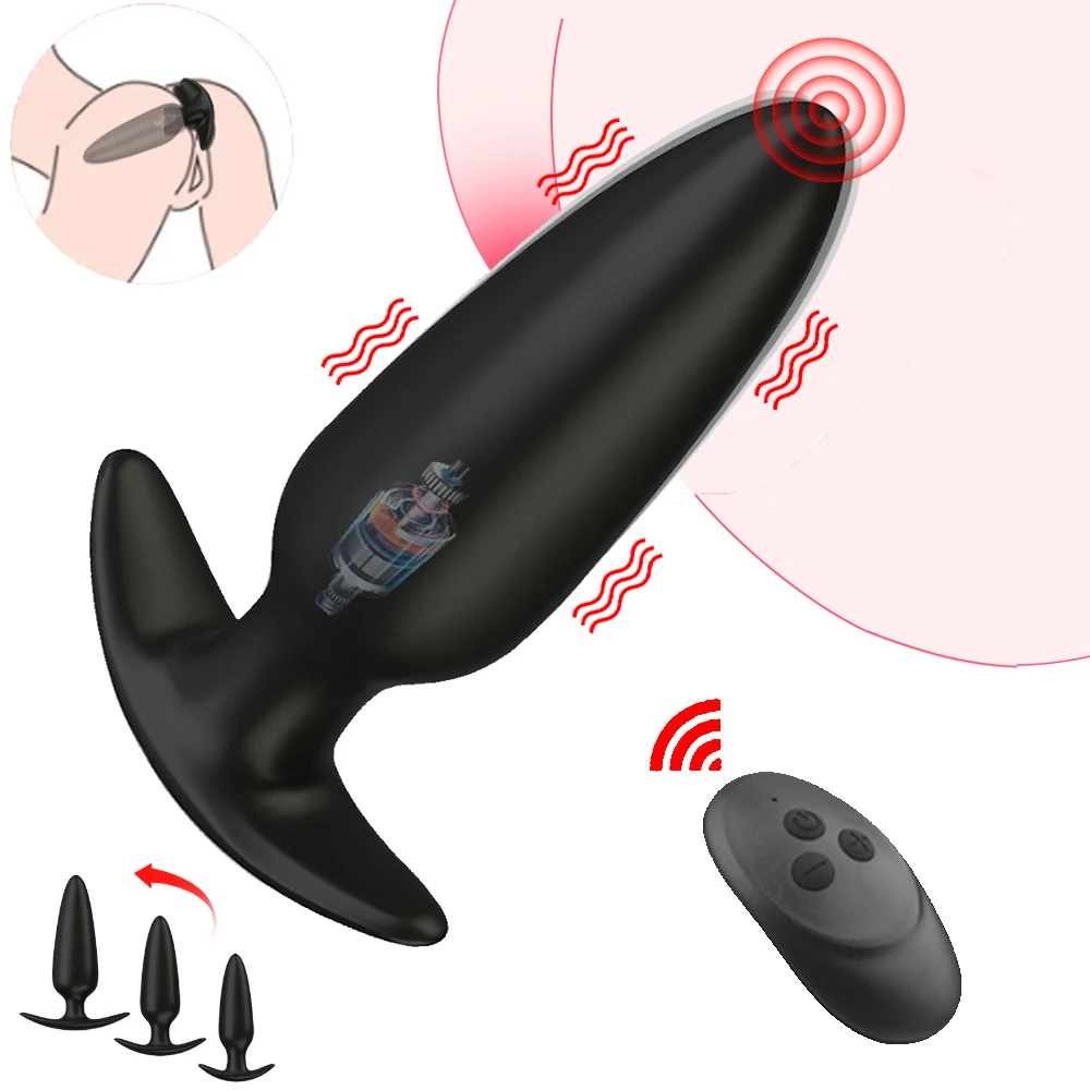 Vibrating Butt Plugs Dildo Vibrator Prostate Massage Wireless Remote Control Anal Plug G-spot Stimulator Sex Toys For Man/Woman