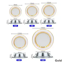 10 LED Recessed Ceiling Lights 220V #3
