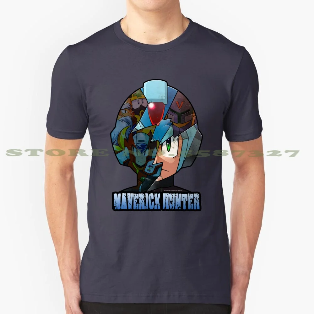 Mega Man - Maverick Hunter X 100% Cotton T-Shirt Mega Man X Megaman X Rockman Zero Vile Game