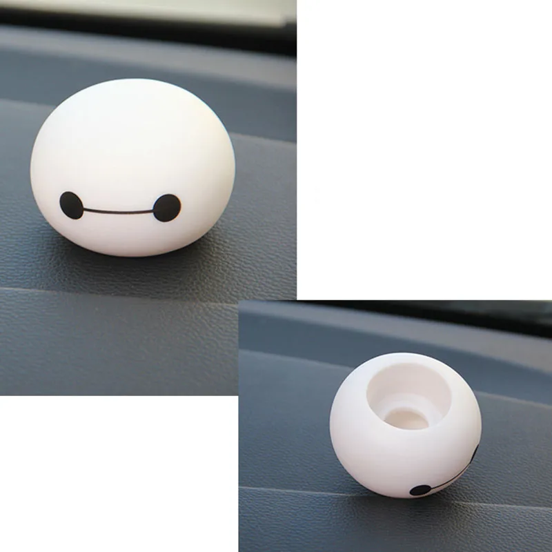 Disney Baymax Car Ornaments Shaking Head Doll Toy Cartoon Anime Figures Big Hero 6 Model Desktop Decoration Kids Toys Gifts