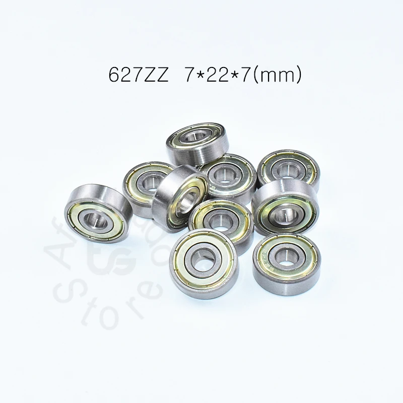 

Carbon steel 627 627ZZ 7*22*7(mm) 10pieces free shipping bearing bearings metal Sealed Bearing Economical practical