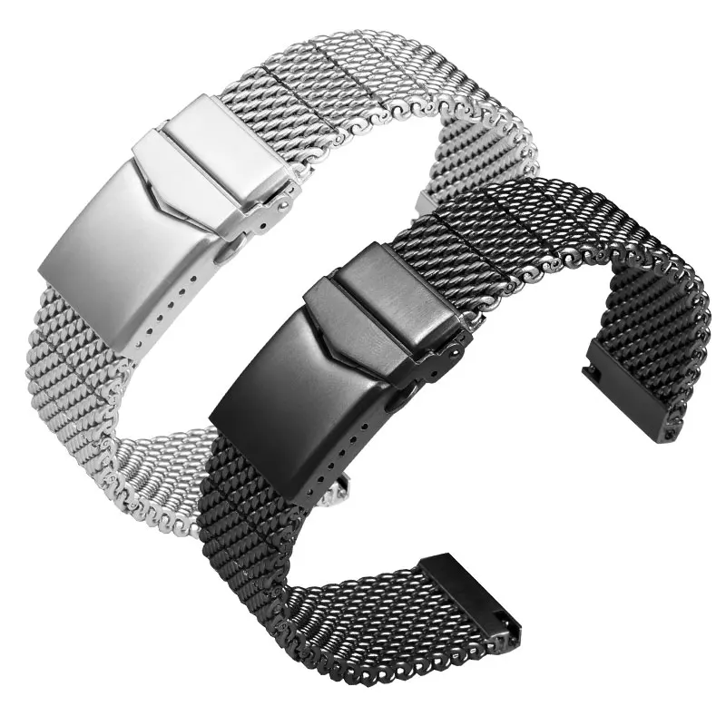 The thickened refined steel watchband for Breitling Seiko No.5 CITIZEN sky Eagle IWC Watch Chain 22mm men\'s watch strap