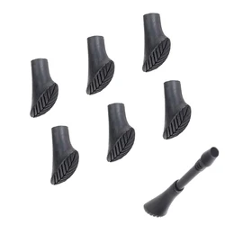 6Pcs bastone da Trekking canna da arrampicata campo esterno Nordic Walk Stick escursione protezione cappuccio punta di ricambio in gomma Alpenstock