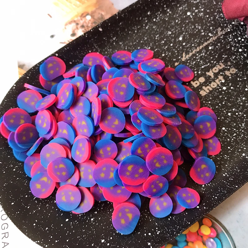 Boxi 첨가제 점액 귀여운 폴리머 클레이 과일 꽃 용품 복숭아 액세서리 DIY 키트 장식, 푹신하고 투명한 구름 점액