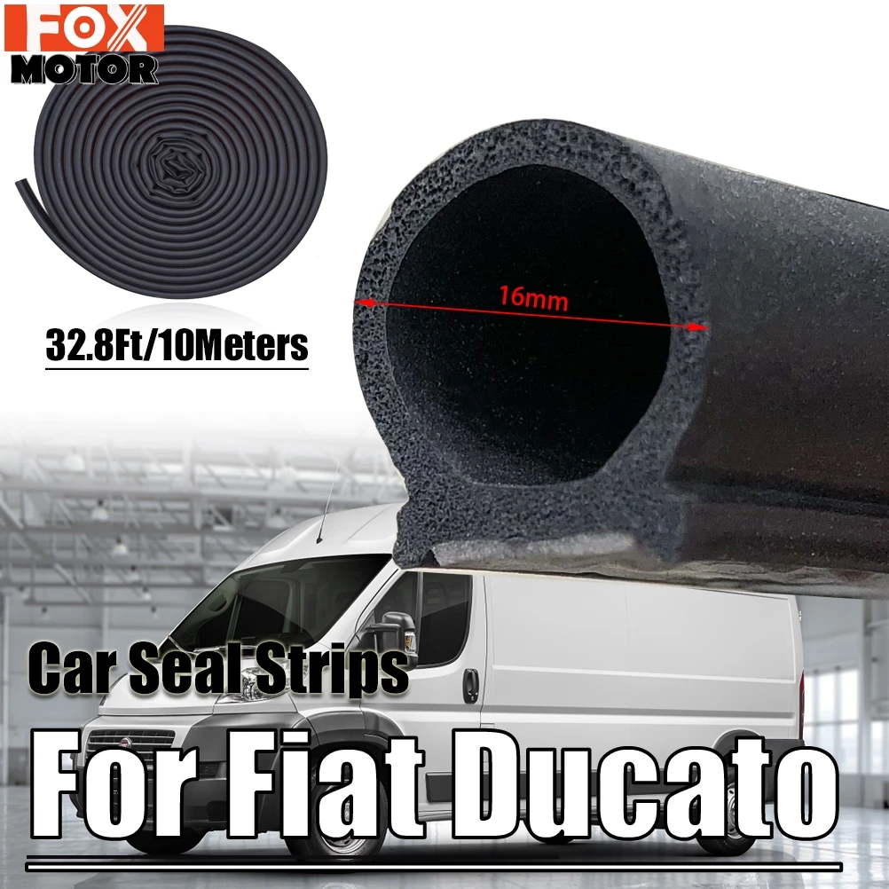 

32.8Ft For Fiat Ducato Van Motor Home campervan motorhomes lwb mwb 244 250 290 Peugeot Boxer Door Boot Trunk Seal Strips 16x16mm