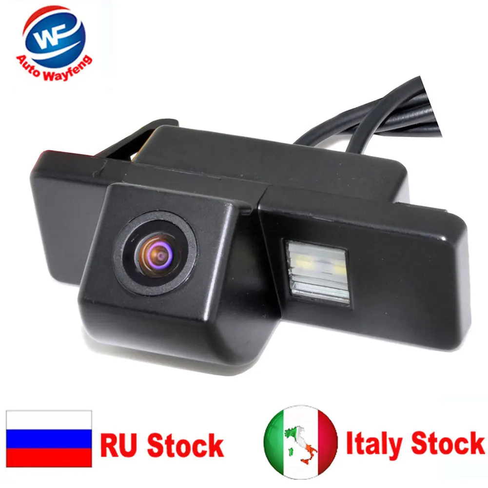 Cámara de marcha atrás HD CCD para coche, videocámara de visión trasera para Nissan QASHQAI X-TRAIL Geniss Citroen C4 C5 c-triomphe Peugeot 307cc