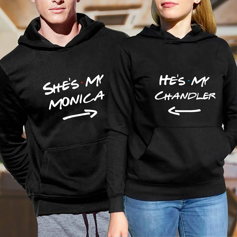 

Women Men Casual Long Sleeve Pullover Coats Harajuku Letter Printing Lover's Hoody Sweatshirts Autumn Winter Couple Hoodies