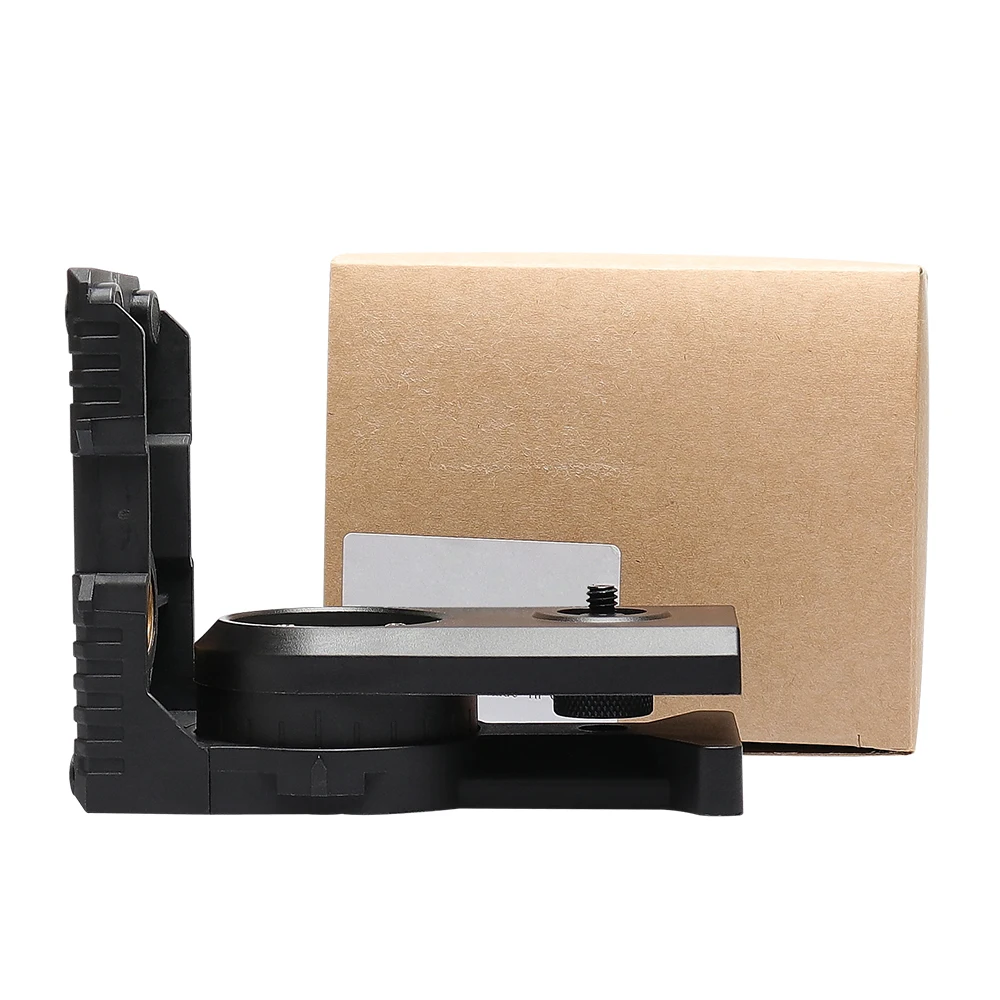 DEC TEAM L-shape Adjustable Magnetic Bracket Adapter with 1/4"and 5/8" Threaded Mount use for Laser Level