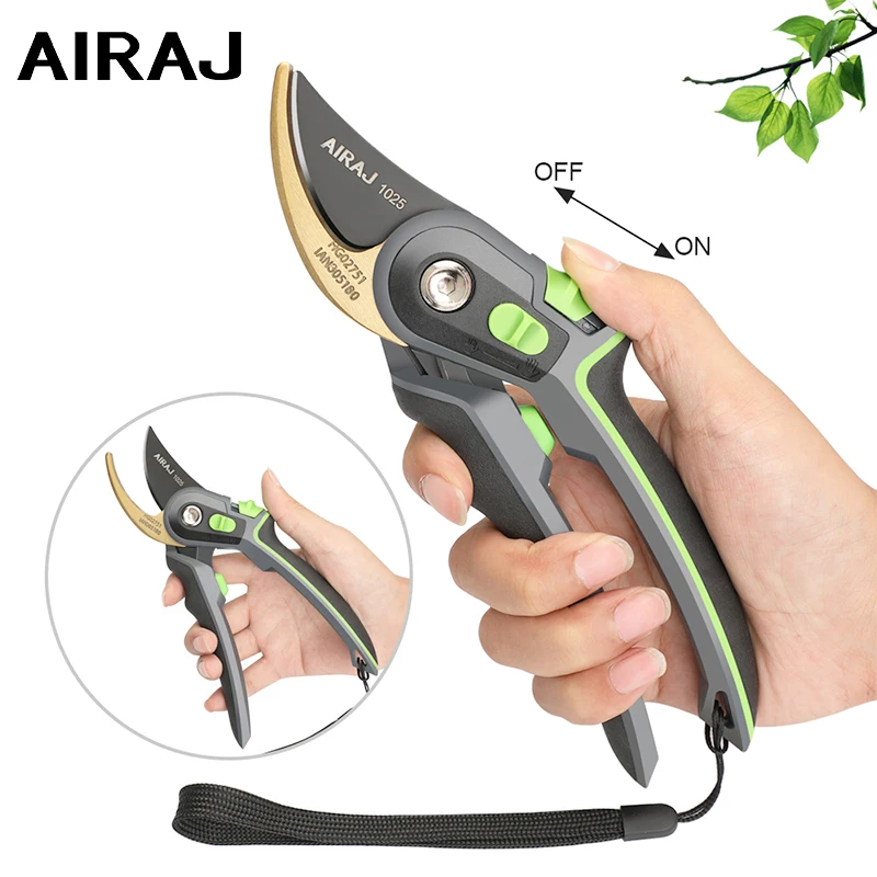 AIRAJ Household Pruning Shears Garden Shears Portable Branches Fruit Tree Flower Pruning Scissors Tool With Folding Saw