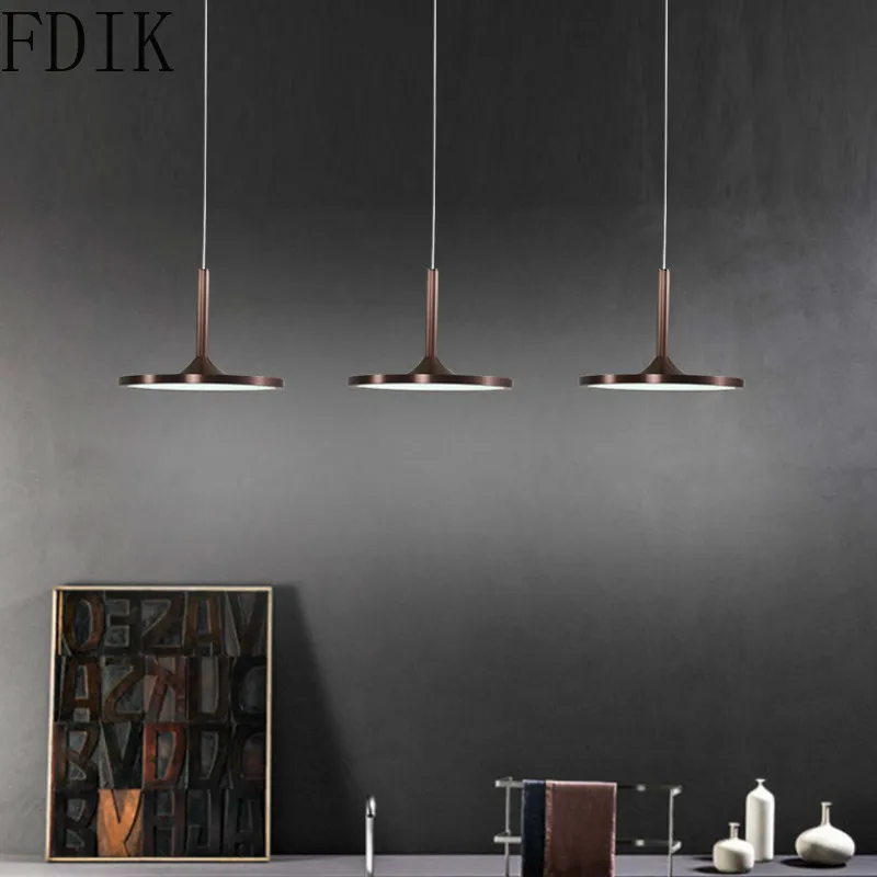 

Nordic Led Hanging Lamp Restaurant Bar Pendant Light Modern Minimalist Single Head Living Room Cafe Decoration Suspension Lights