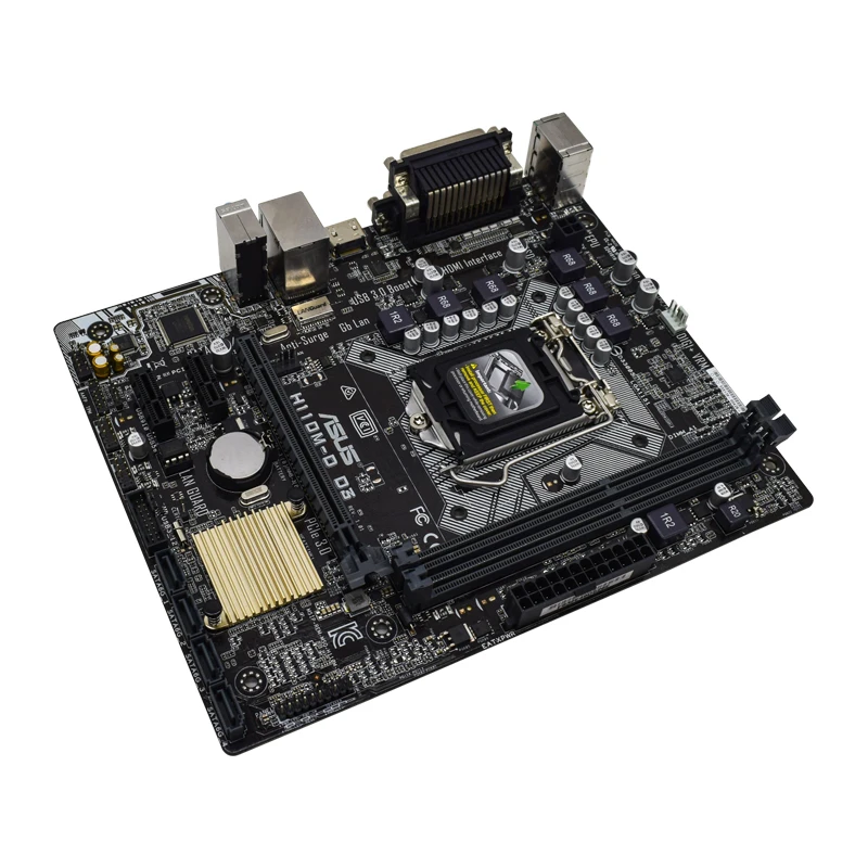 Asus H110M-D D3  Intel H110 Motherboard  LGA 1151 DDR3 32GB Core i3-6100 6500 6700 6600 G4500 G3900  cpu Micro ATX