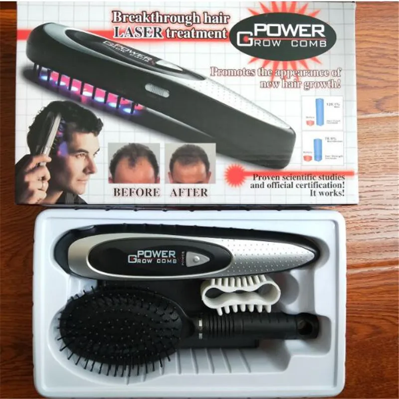 

GROW COMB Hair Growth Care Treatment Laser Massage Hair Comb Comb Hair Brush Grow Laser Anti Hair Loss Therapy