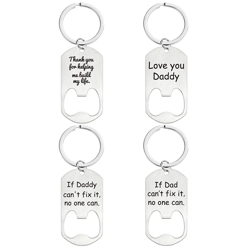 Personalized Photo Logo Key Chain Gift Custom Logo Text Keychain Bottle Opener Keychain for Wedding Family Party Favor Gifts