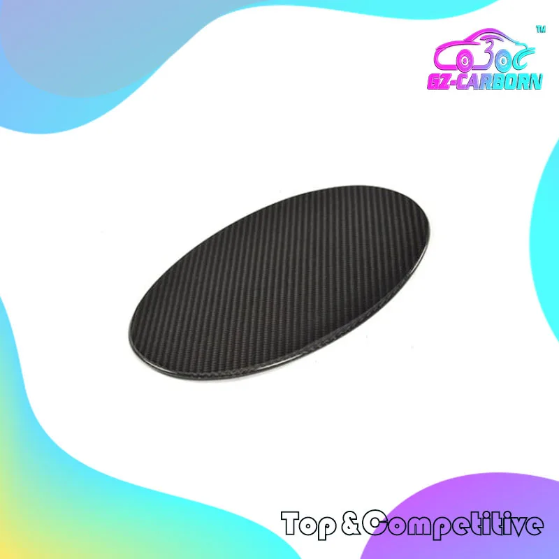 

For Alfa Romeo Giulia Sedan 4 Door (Not QV) 2017 Fuel Tank Cover Sticker Type Gloss Black Dry Carbon Real Carbon Fiber -1 Pcs