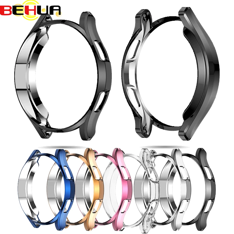 BEHUA защитный чехол для Samsung Galaxy Watch 4 Classic 42 мм 46 мм ТПУ чехлы покрытие бампер противоударный защитный чехол