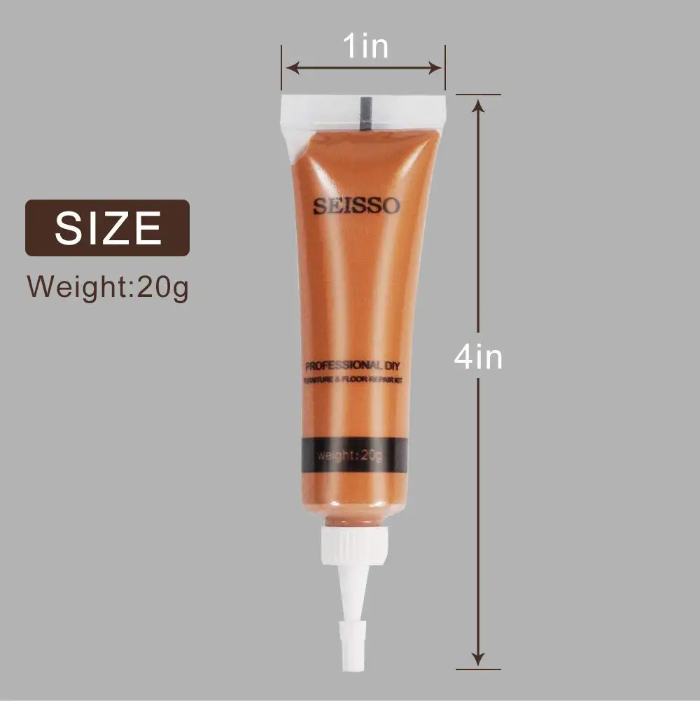 Wood Filler 12PCS Repair Kit Floor and Furniture Scratch Touch Up Restore for Floor, Table, Door, Cabinet Restore Wood Surface images - 6