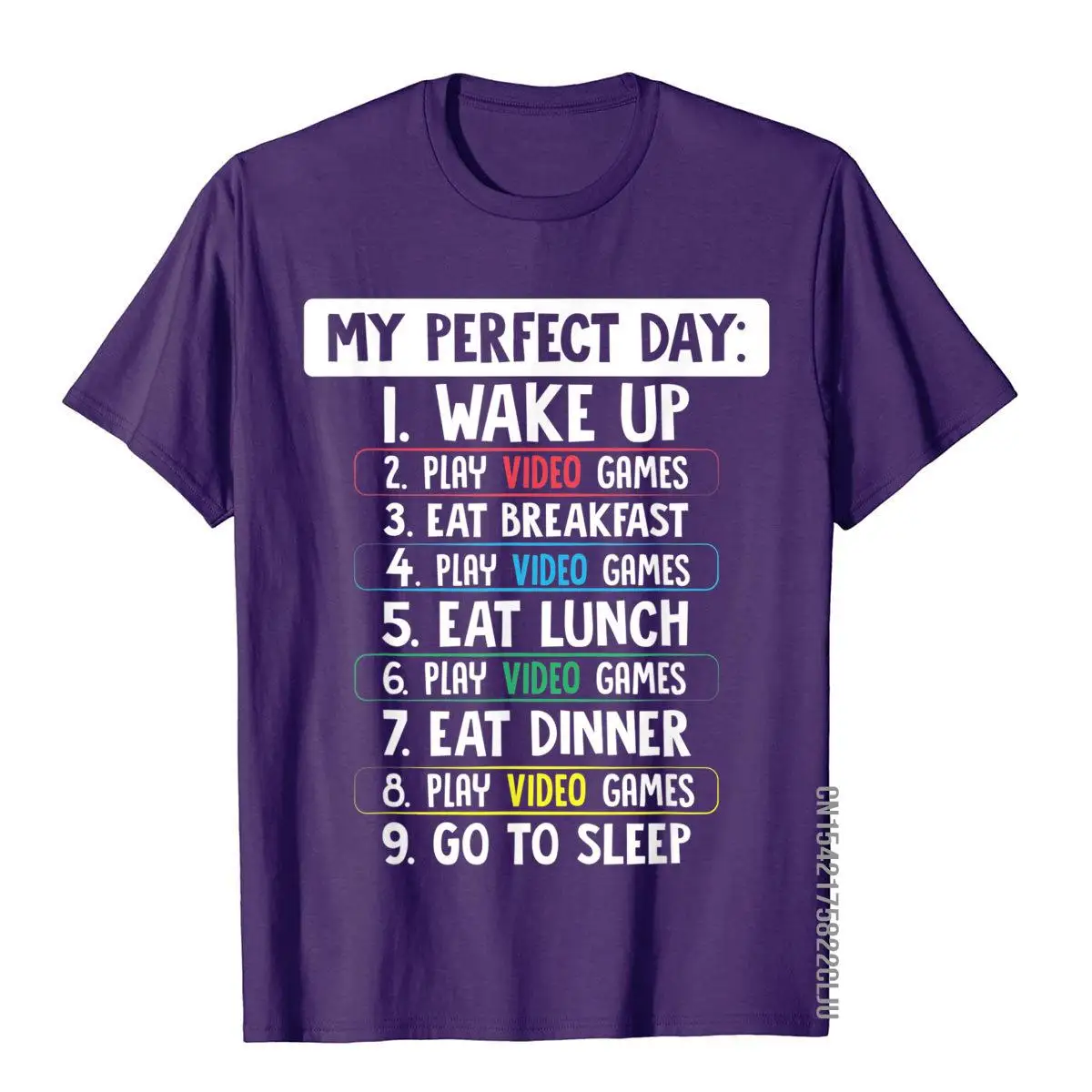 Funny Gamer TShirt Perfect Day Holiday Gift For Gaming Kids Printing Cotton Man Tops Shirts Japan Style Coupons T Shirt