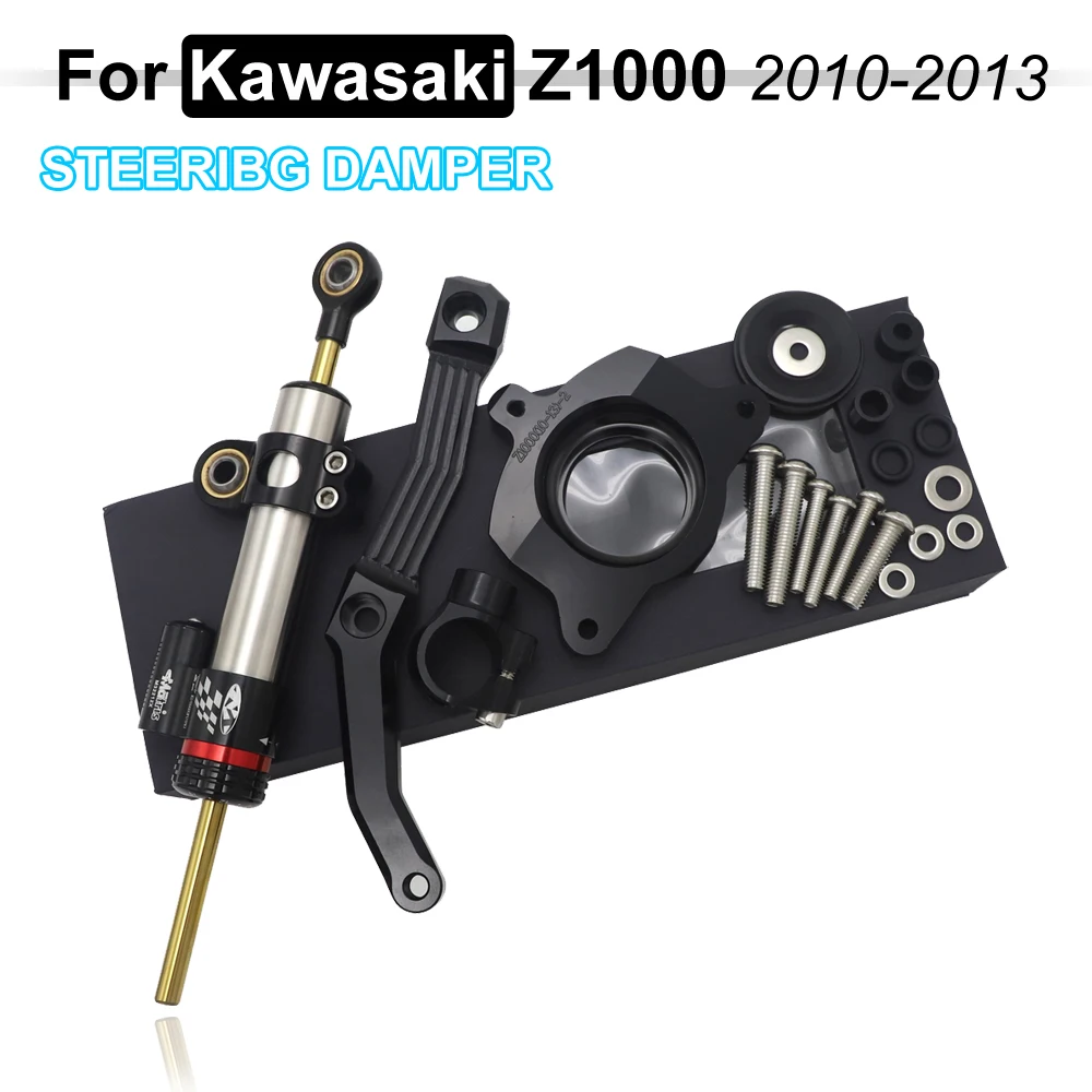 

FREE SHIPPING For KAWASAKI Z1000 2010-2013 Not for Z1000SX Aluminium Steering Stabilizer Damper Mount Bracket Kit 2013 2012 2011