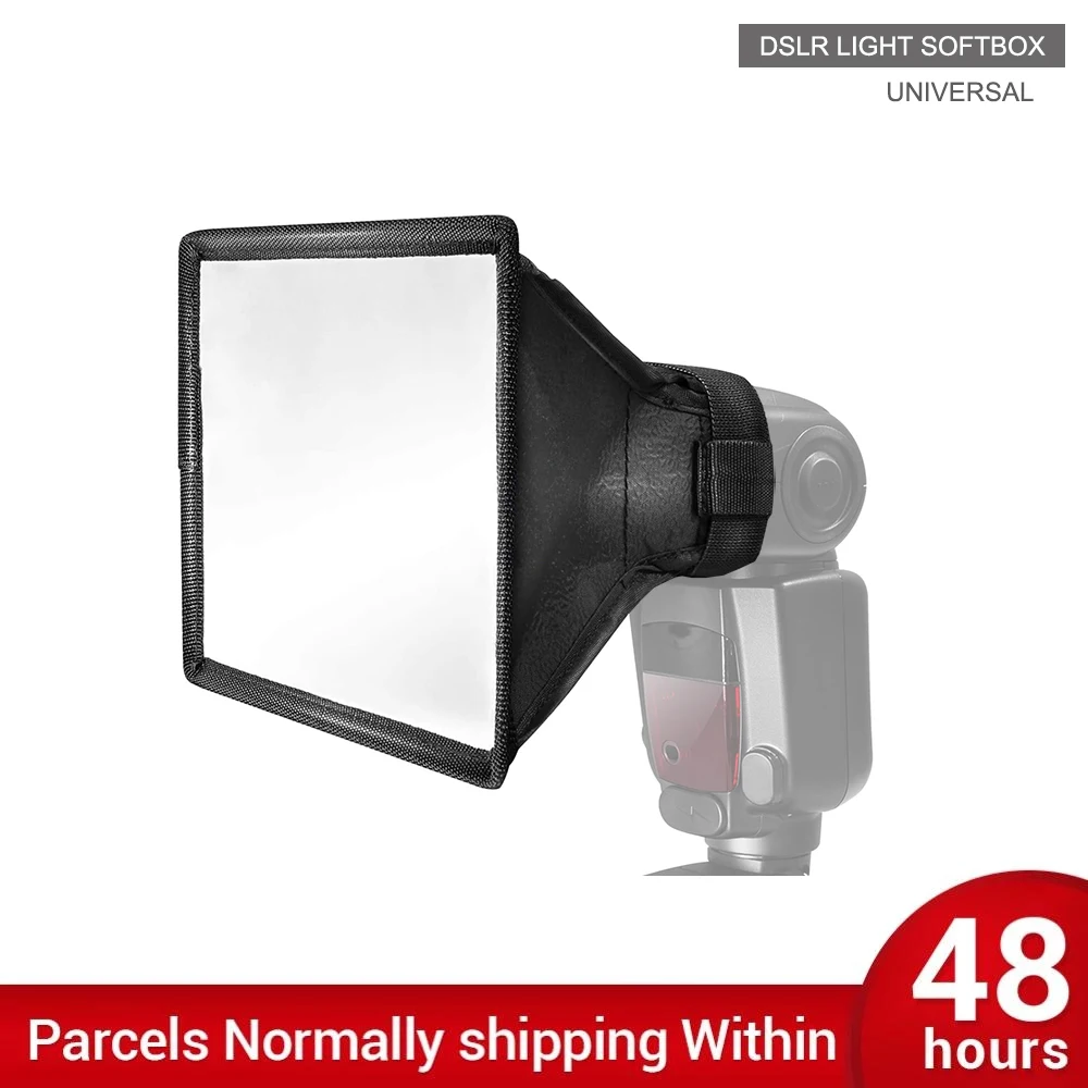 Universal Portable Flash Diffuser Light Softbox Speedlight Soft Box for DSLR Camera Pentax Minolta Flash Light Diffuser Dropship