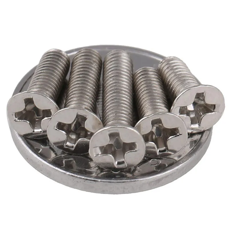 Cross Recessed Countersunk Head Machine Screws Phillips Screw Nickel-plated Iron Hand Screw  Flat Head Machine Screw GB819