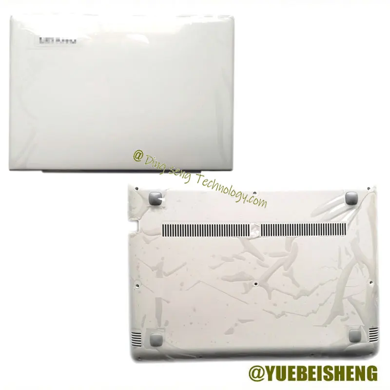 New For Lenovo Ideapad 510S-13 510S-13IKB 510S-13ISK LCD back cover +bottom base case bottom cover,White