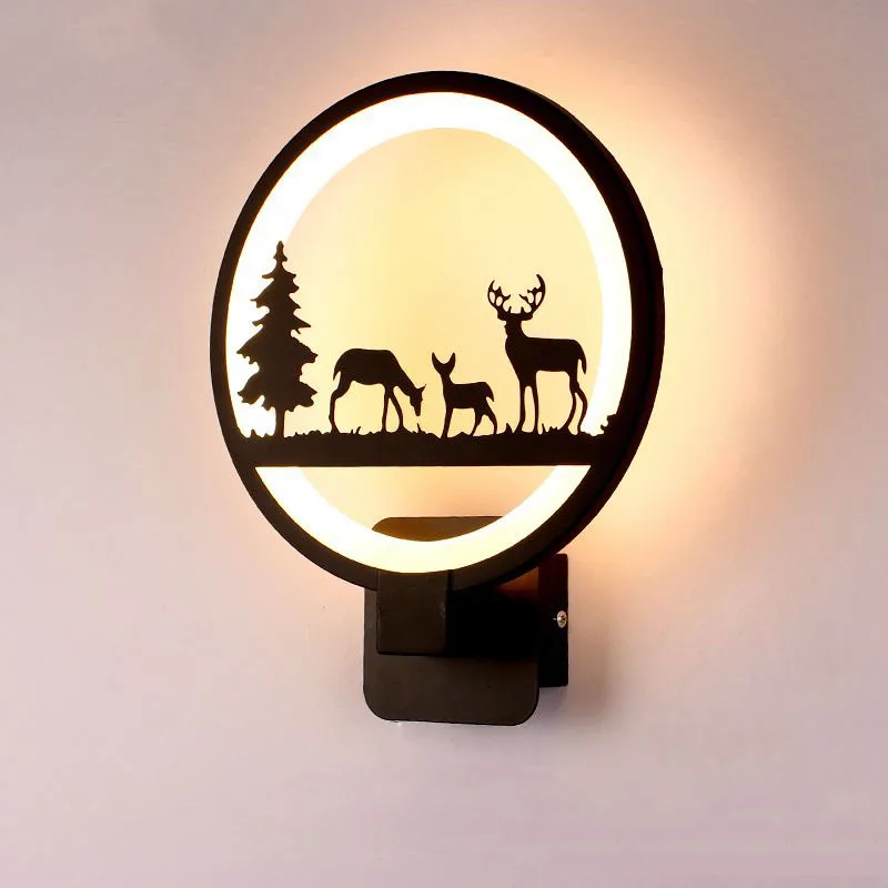 

бра настенные 15W LED Wall Lamp Modern Creative Bedroom Wall Light Indoor Living Room Dining Room Corridor Lighting Decoration