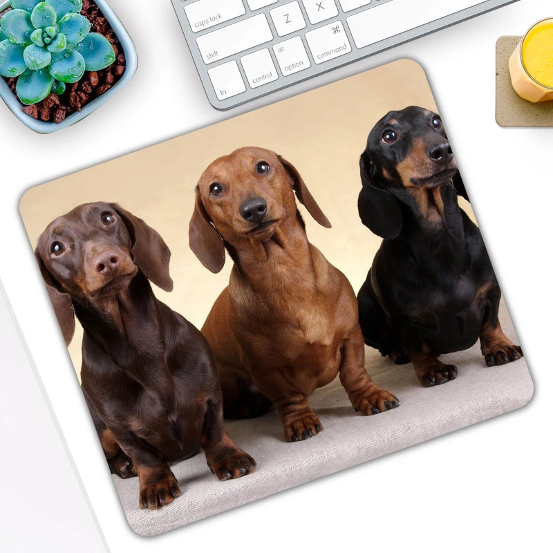 Animal Dog Dachshund Dackel Teckel Pc Tablet Gamer Computer Laptop Mause Mouse Pad Mousepad Mice Mat Decorate Desk Keyboard