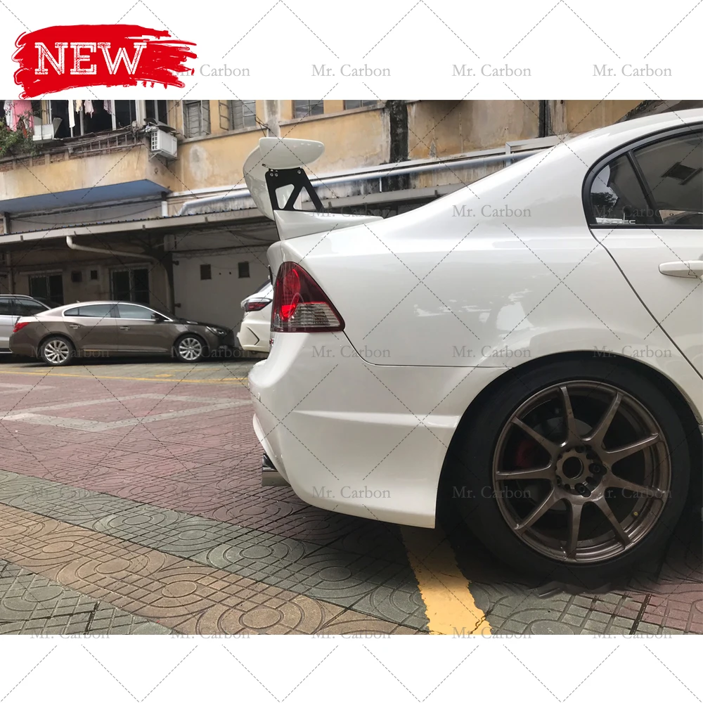 ホンダシビックfd2タイプr用グラスファイバーリアスポイラー,gt