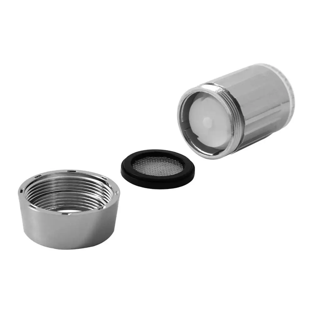 Cucina Bagno 7 Colori di Light-Up LED Glow Acqua Rubinetto Rubinetto Filtro In Acciaio Inox Acqua di Rubinetto del Rubinetto + Deviatore adattatore della valvola