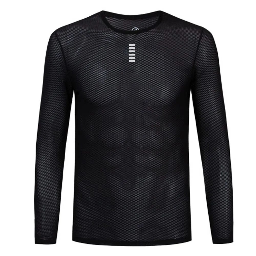 YKYWBIKE Männer Radfahren Basis Schicht Langarm BikeSports Bike Shirt Unterwäsche Racing Fahrrad Shirt Rennrad Unterhemd