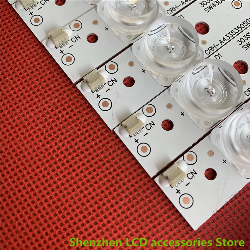 สำหรับ PPTV-43C2 Skyworth 43E390E Light Bar SW43D05-ZC14CG-03 303SW430031 5LED 43ซม.3V 100% LED Backlight Strip